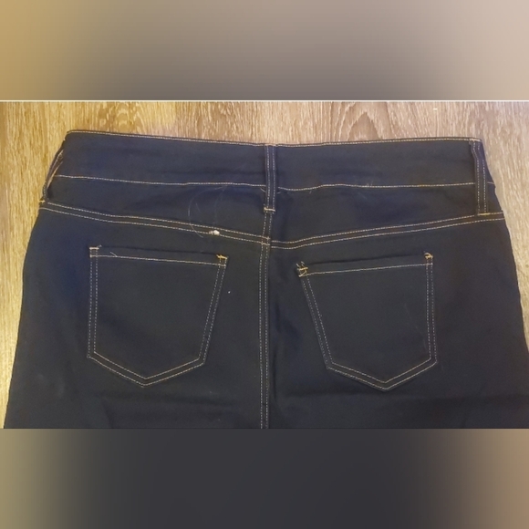 Copperflash Dark Wash Curvy Bermuda Denim High Rise Jean Shorts Size 18W Jorts - Picture 4 of 8